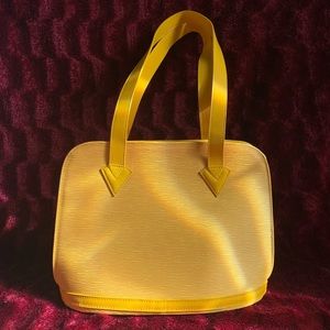 Yellow Large Textured Tote
